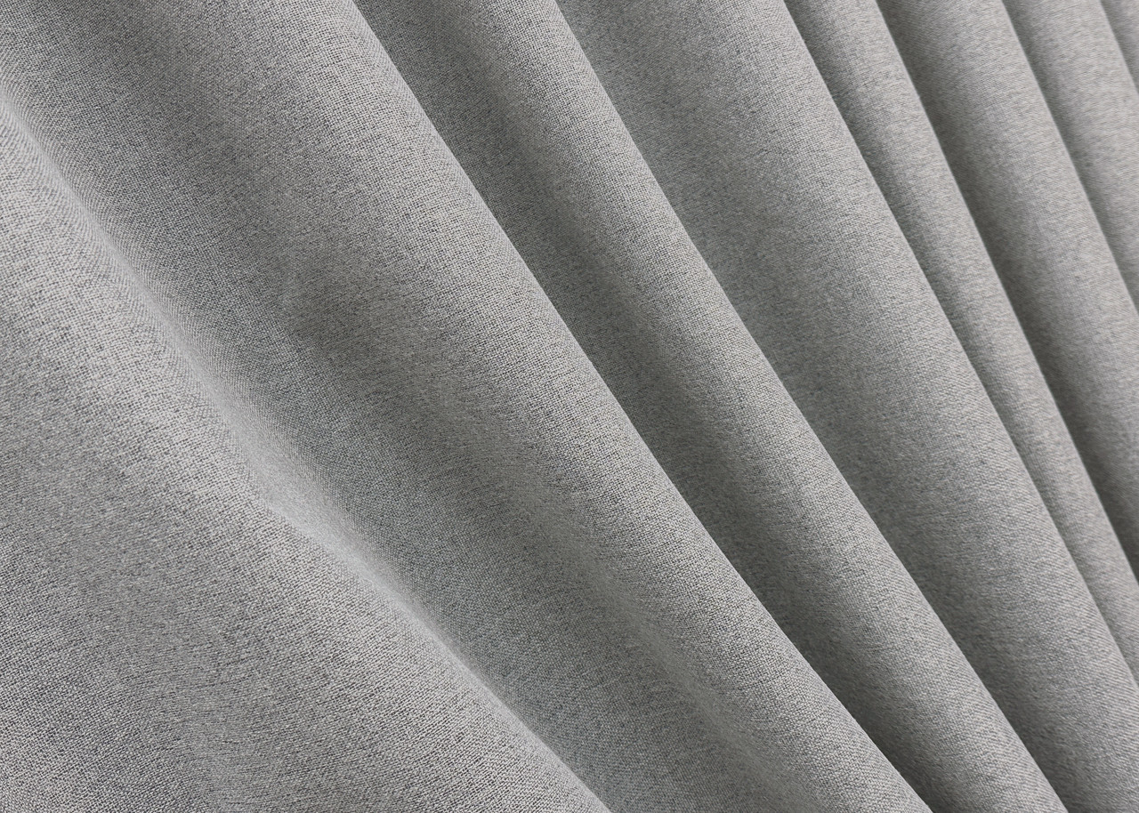 Преміум шторна тканина blackout 100%, двостороння, колекція “ASHEN NIGHT”. Колір світло-сірий. Код 1840ш, фото 1