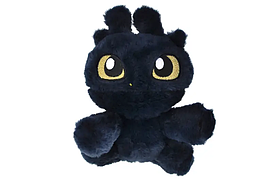 М'яка іграшка "Беззубик" чорна 25 см.