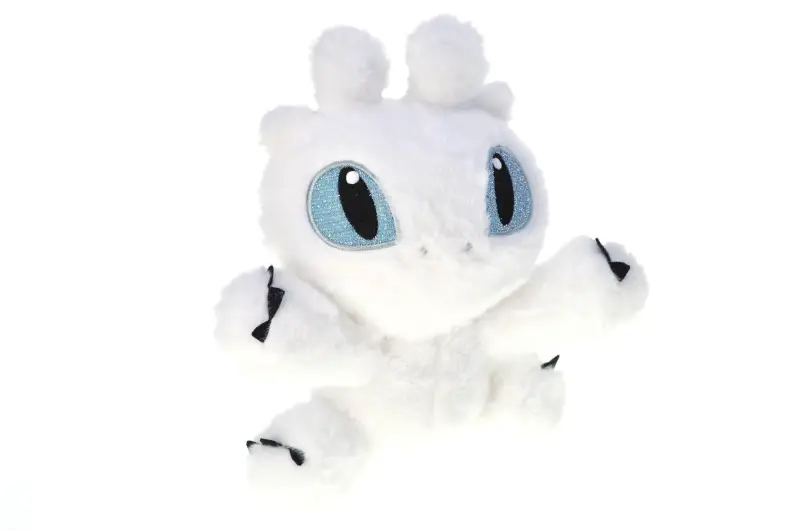 М'яка іграшка "Беззубик" біла 25 см.