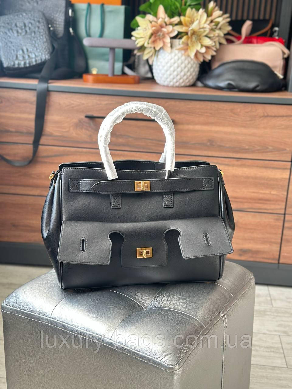 Жіноча модна шкіряна сумка Balenciaga, фото 1