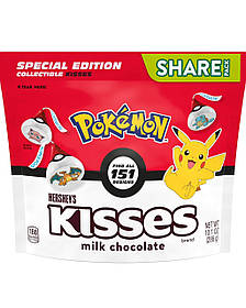 Шоколадні цукерки Hershey's Kisses Milk Chocolate Pokemon 151 Candy 286г