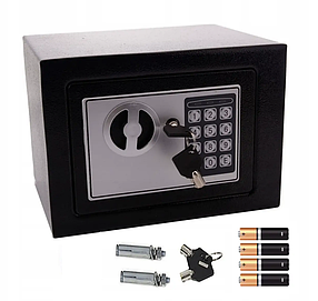 Меблевий міні сейф для дому офісу електронний LOGIC 23х17х17 см