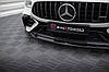 Сплітер Mercedes X290 AMG GT 43 тюнінг обвіс губа спідниця елерон (V1), фото 4
