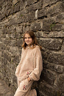 Дитяче худи унісекс Тедді з капюшоном, колір беж