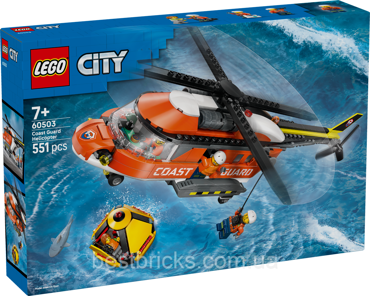 Конструктор Lego City Гелікоптер берегової охоронии 60503, фото 1