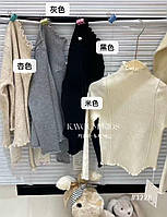 Светр підлітковий в'язаний стійка на дівчинку 110-150 см (4кол) "MARI" купити гуртом в Одесі на 7 км