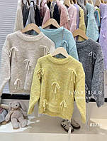 Светр підлітковий в'язаний на дівчинку 130-170 см "MARI" купити гуртом в Одесі на 7 км