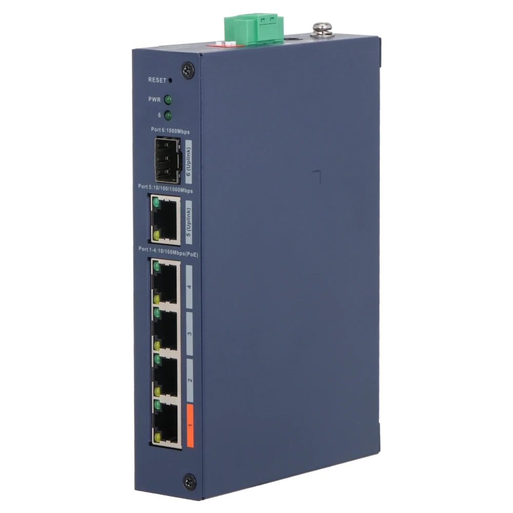 Dahua DH-CHS4106-4ET-60 PoE Комутатор 4 порти керований, фото 1