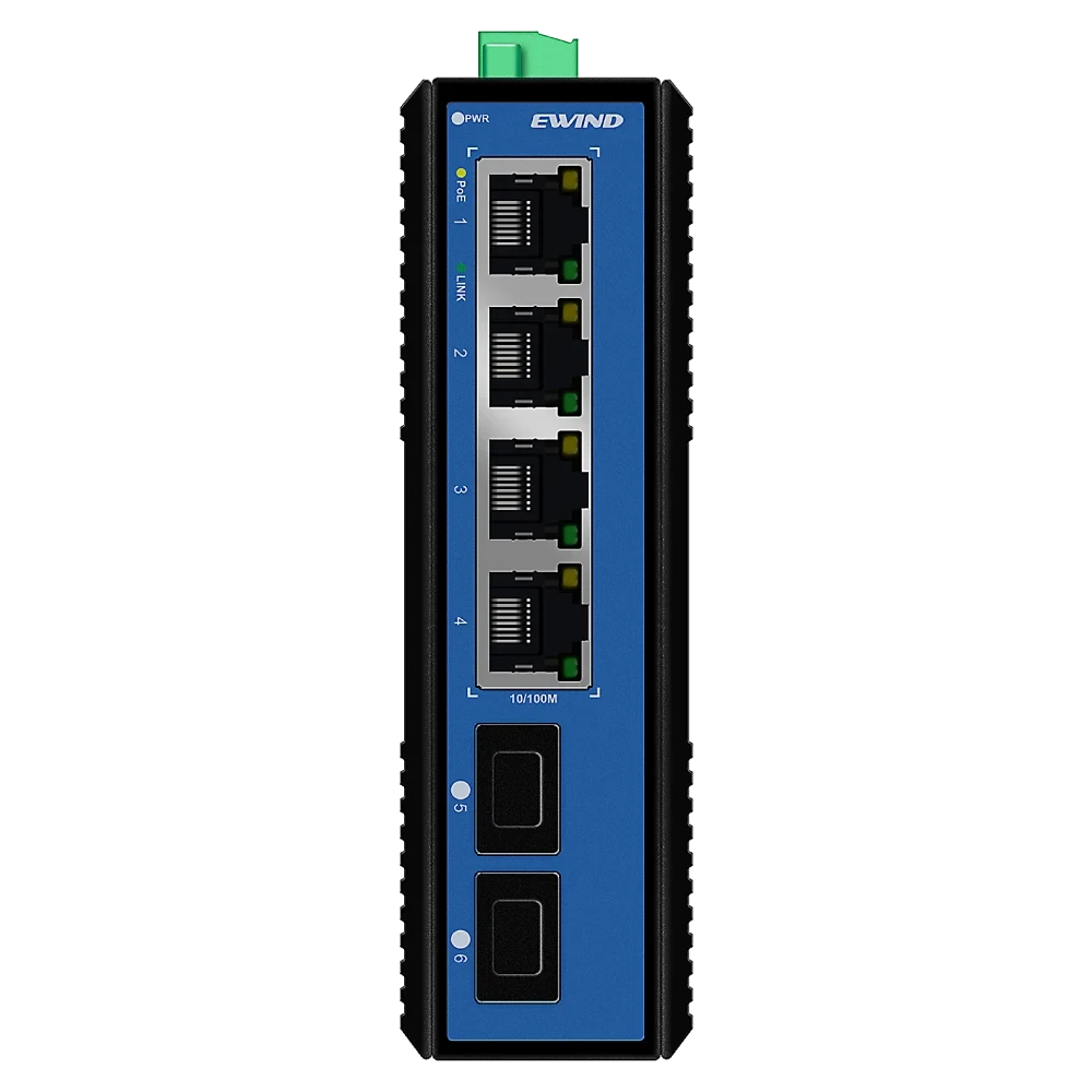 Ewind EW-PIS1706-4FE Комутатор 6 портів некерований, фото 1