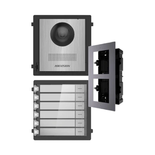 DS-KD8003-IME1NS + DS-KD-ACF2/Plastic + DS-KD-KK/S Комплект модулів Hikvision, фото 1