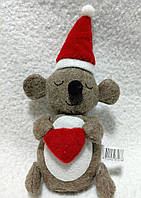 Різдвяна фігурка «Коала з сердечком» — 25 см