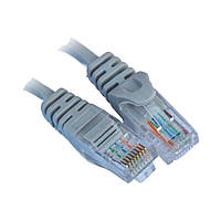 Патч-корд Gear Сat5E UTP 24 AWG 5м сірий