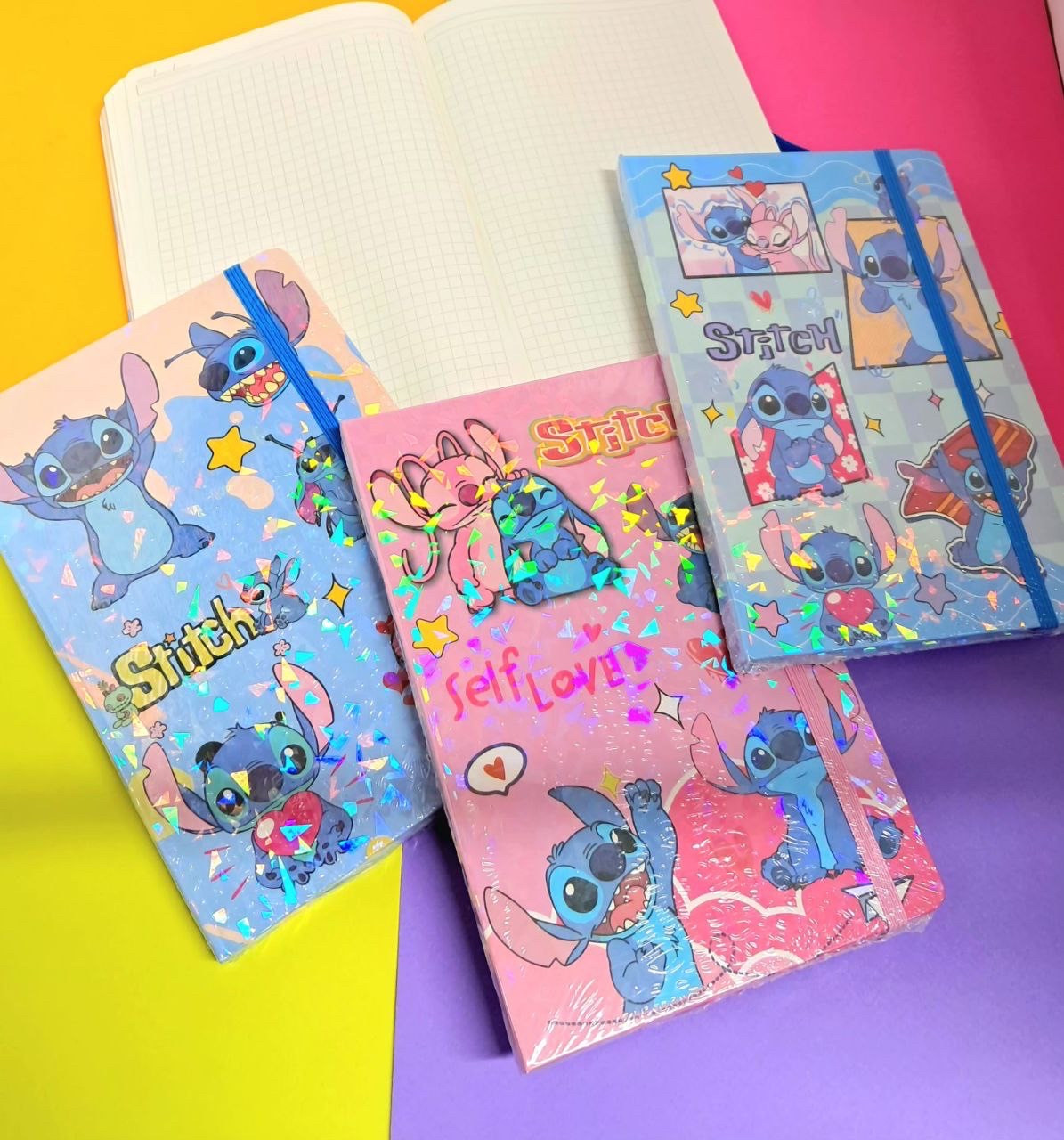 Блокнот на гумці А5 Стіч 80 аркушів, фото 1