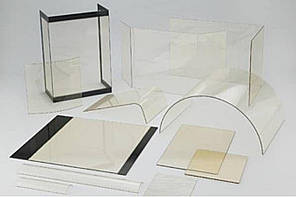 Скло для каміна вогнетривке жаростійке