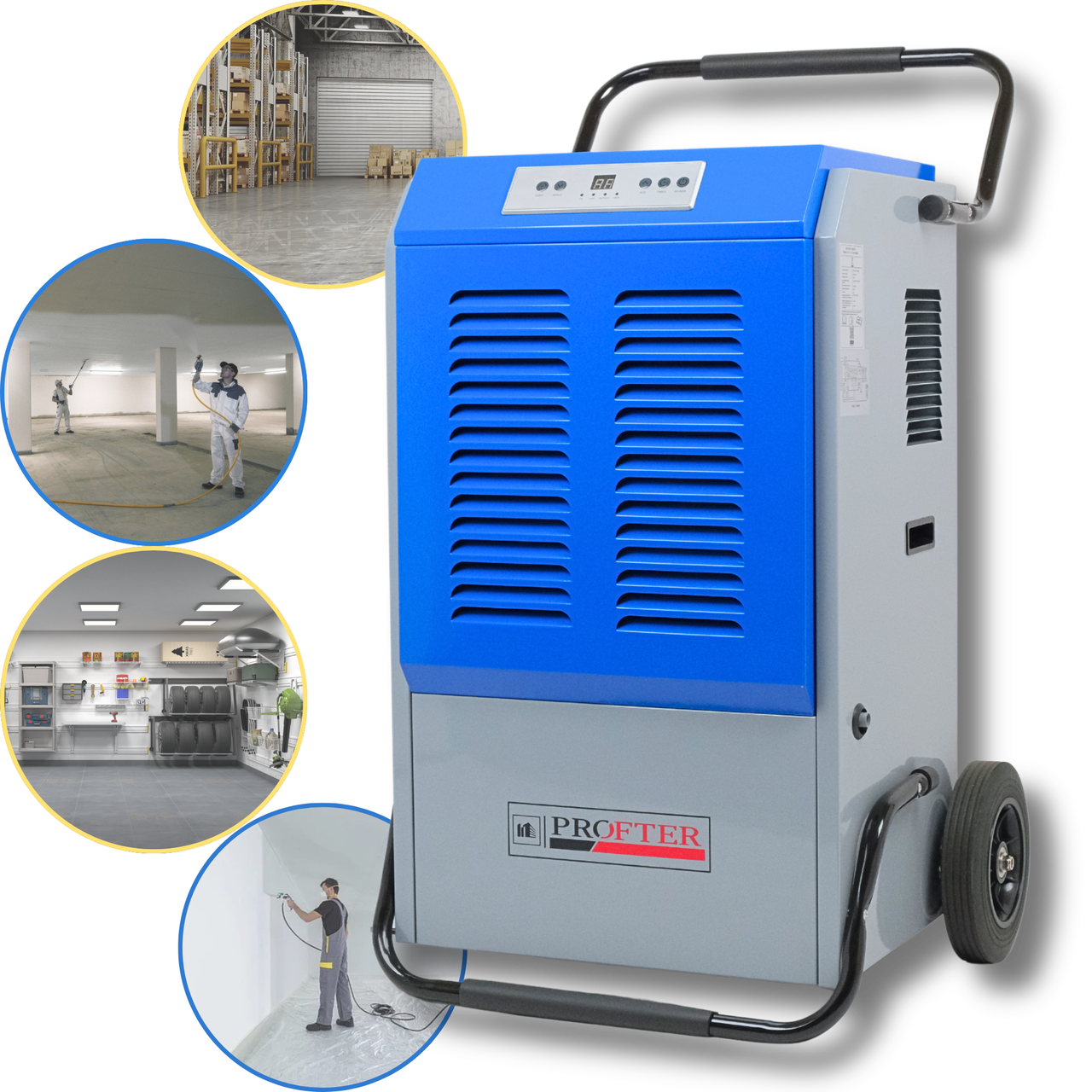 Осушувач повітря професійний Profter OL-138Е (138 л), фото 1