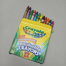 Олівці воскові 12 кольорів