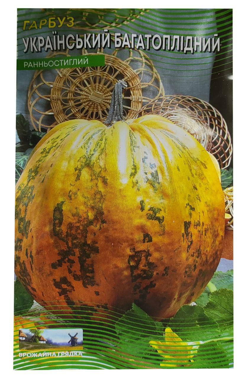 Насіння Гарбуз Український багатоплідний 20г