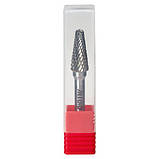 Alloid Pro. Борфреза твердосплавна для металу, тип L, D-10 мм, d-6 мм, L-70 мм, фото 4