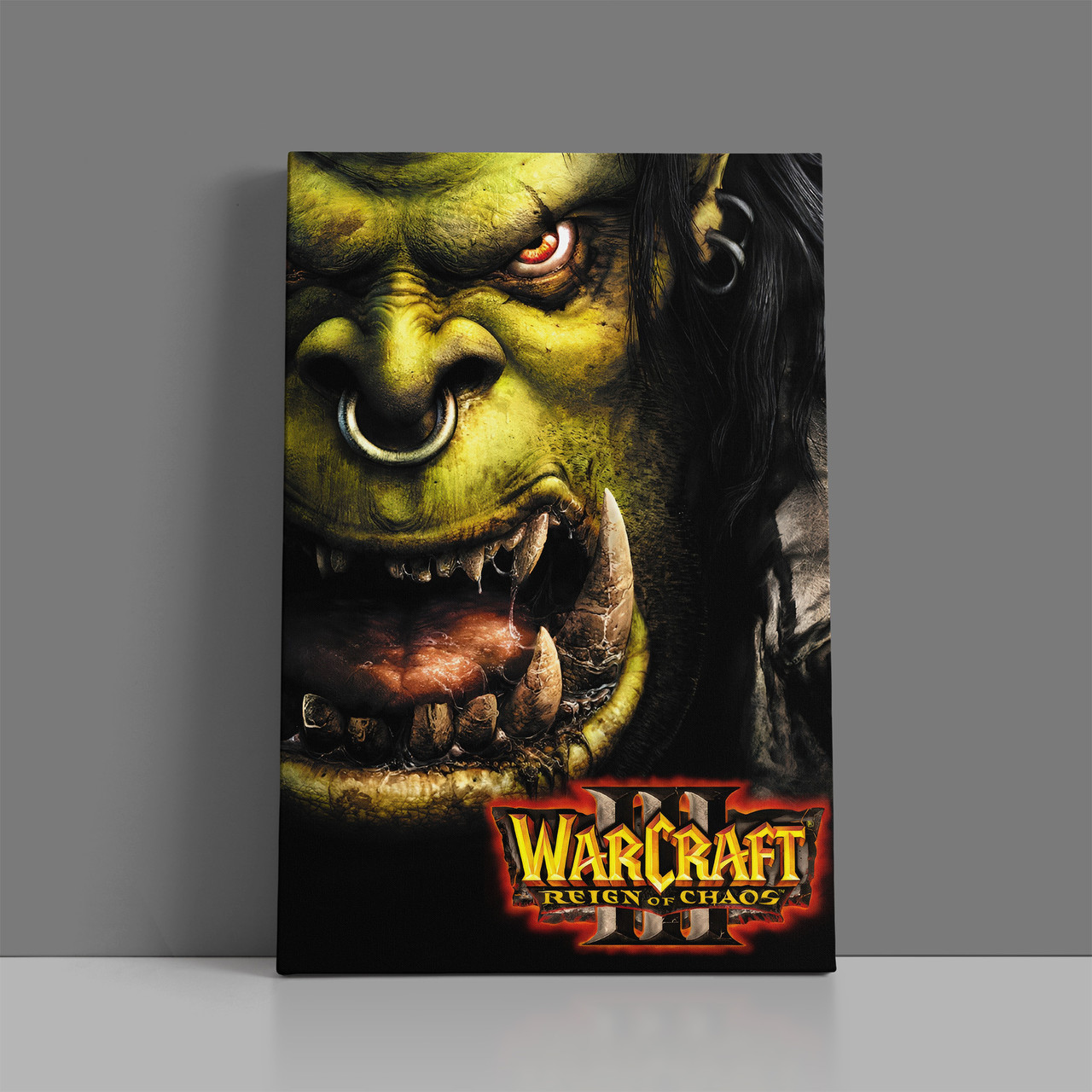 Картина на полотні "Варкрафт 3: Царство хаосу, Warcraft III: Reign of Chaos", 60×40см