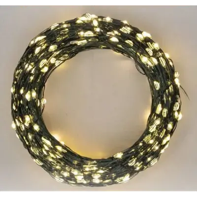 Гірлянда "Роса" USB з пультом д/в тепле світло 20 м 200 діодів 8 режимів таймер зовнішня/ внутрішня