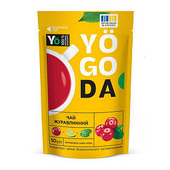 Yogoda Tea (50 g, журавлина, лайм, м'ята)