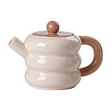 Чайний сервіз на 6 персон з 2-ярусною бамбуковою підставкою HP-15-20, фото 2