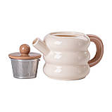 Чайний сервіз на 6 персон з 2-ярусною бамбуковою підставкою HP-15-20, фото 3