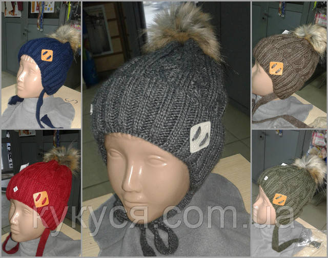 Картинка шапка на завязках теплая Шапка на завязках теплая фото