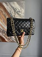 Chanel Classic 25 Flap Caviar Black with Gold Hardware 25х16х7