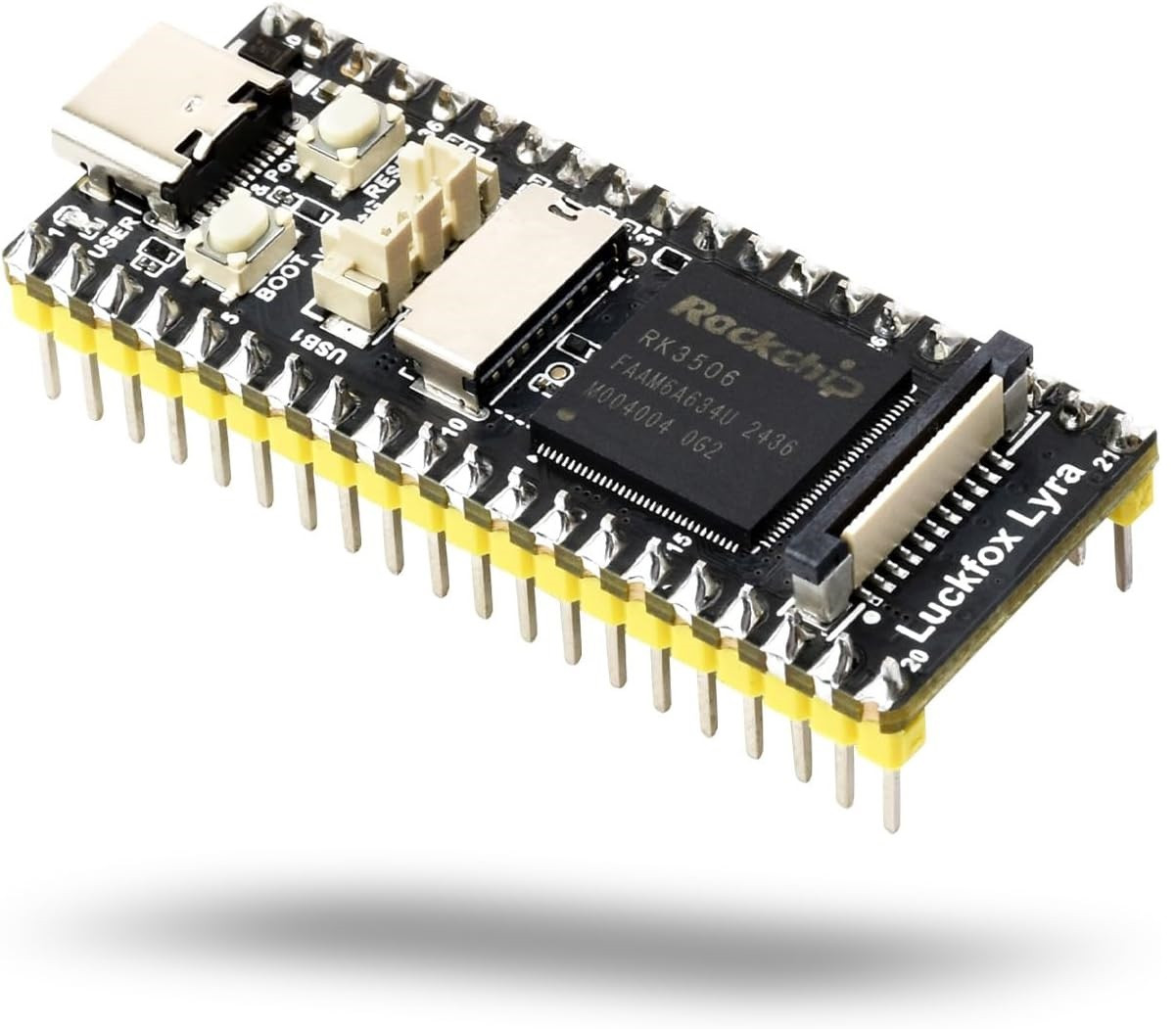 Плата розробки LuckFox Lyra M, RK3506G2, підтримка Linux, для IoT проектів з комп’ютерним зором