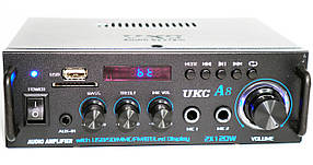 Підсилювач UKC A8 — Bluetooth, USB,SD,FM, MP3 + AUX! Караоке 2х канальний 2x120W
