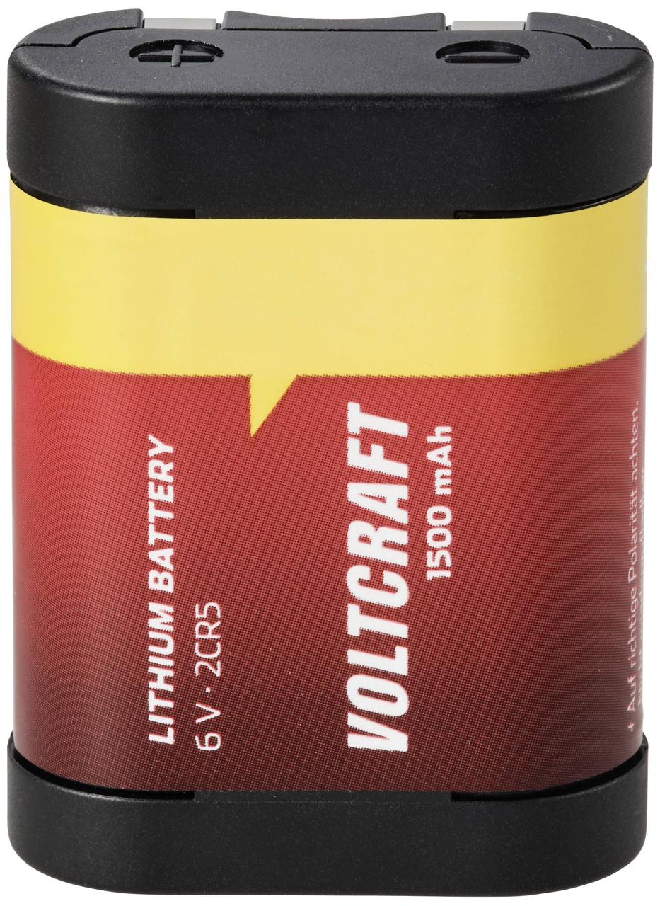 Батарейка для камери 2CR5 VOLTCRAFT 1500 мАг 6В 1 шт., фото 1