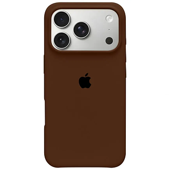 Чохол Silicone Case Full Protective для Apple iPhone 17 Pro Max (6.9) Коричневий / Brown