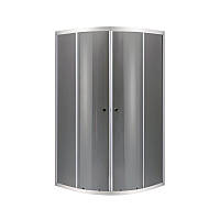 Душова кабіна без піддону Mixxus PLAIN SC01-90x90x185-GR CHROME сіре тоноване скло 4мм (MI6900)