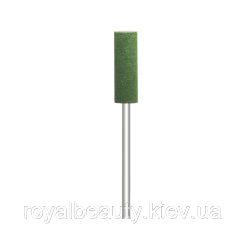 H316 Полірувальник силіконовий зелений циліндр для штучних нігтів. Виробництво Німеччина, фото 1