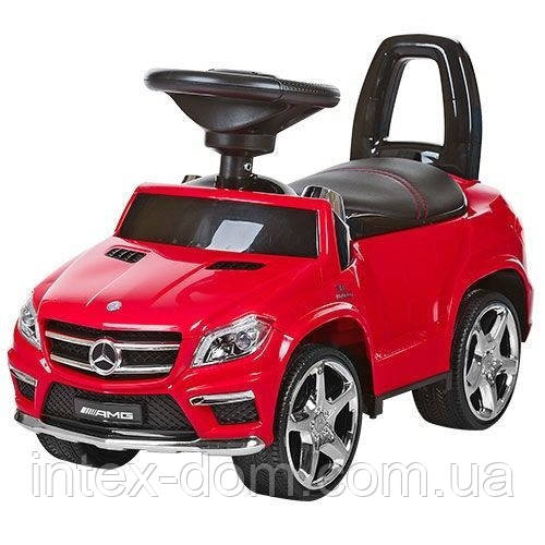 Дитяча машинка каталка толокар Bambi M 3185L-3 AMG Mercedes шкіра музика EVA колеса