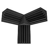 Бас пастка EchoFom Шок кутова 50×25х25 см Чорний графіт, фото 2