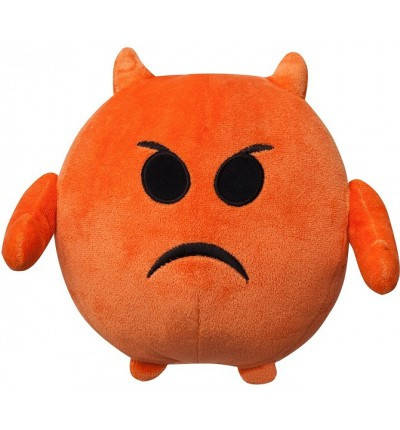М'яка іграшка Imoji Смайлик Злюка великий, фото 1