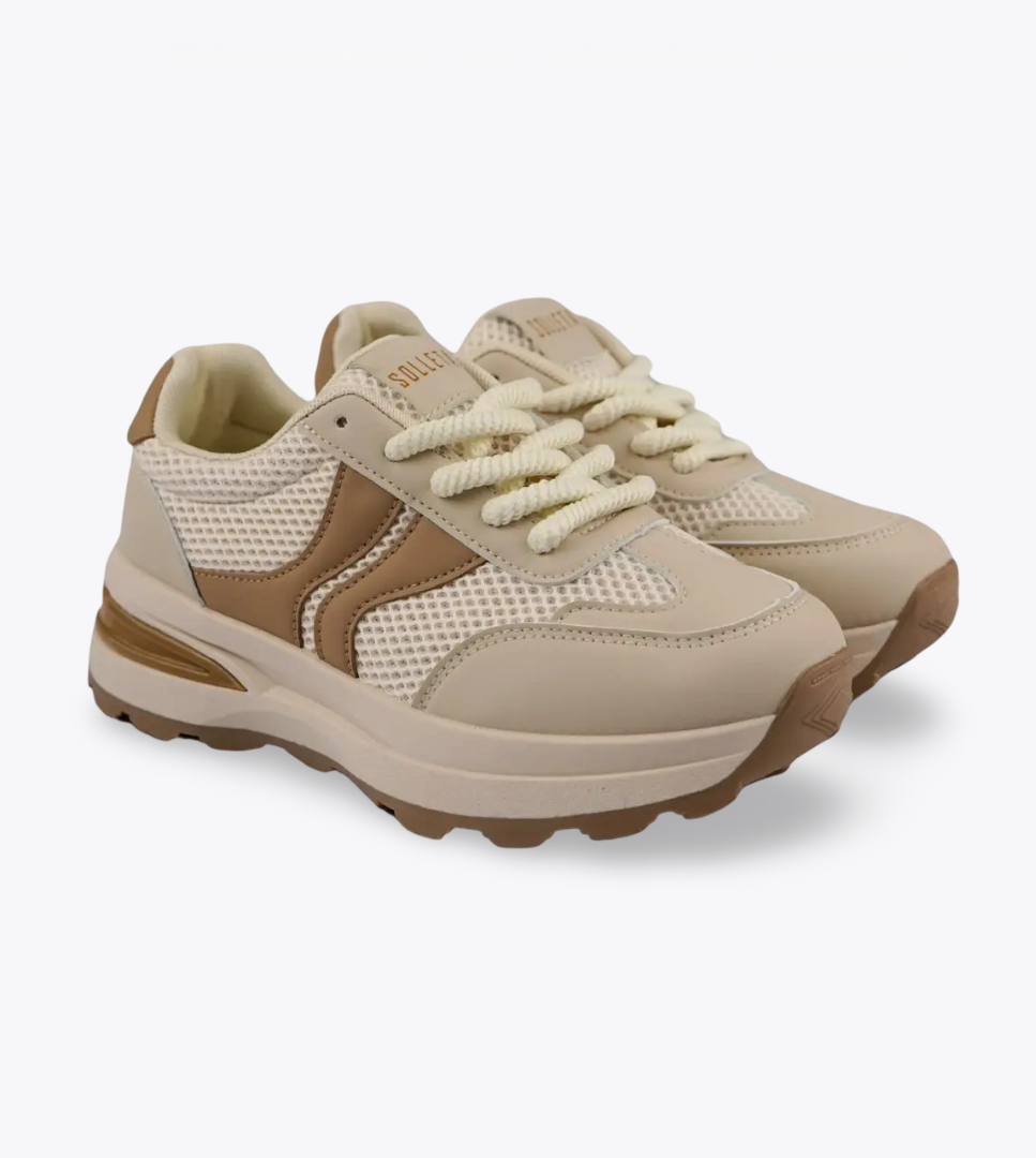 Жіночі кросівки Solleta бежеві (DK50-1), фото 1