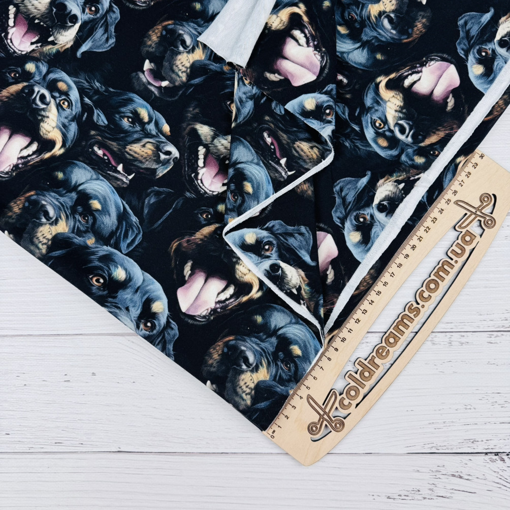 Футер двонитка "Ротвейлер" — 180 см. (диджитал)