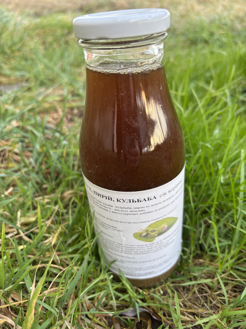 МІКС Лопух Кульбаба Пирій (сік коріння пастеризований) , 0.5 літри, фото 1