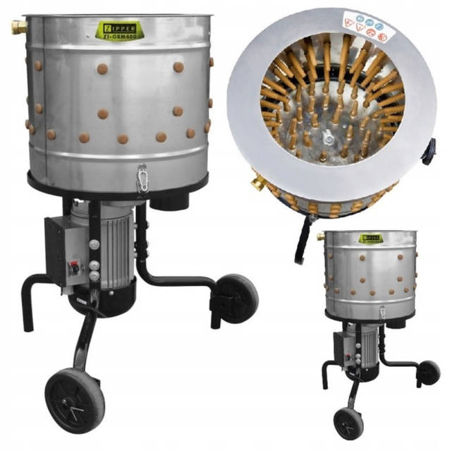 Машина для ощипывания птицы Zipper ZI-GRM400 (Австрия