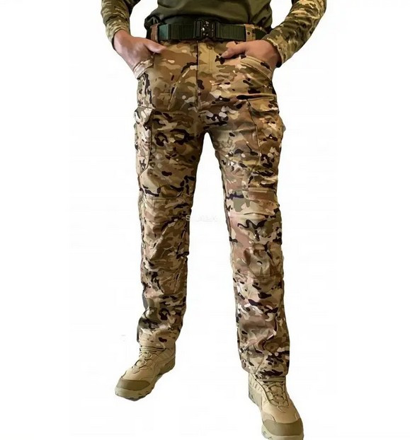 Штани тактичні TACTICAL 3RD Multicam на флісі, фото 1