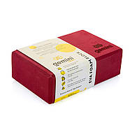 Блок для йоги Gemini Eva Pro 180 грамів (матеріал EVA) 23 х 15 х 7.5 см, фото 4
