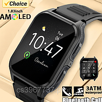 Противоударные, спортивные смарт часы с защитой от воды меряют давления пульс можно звонить и разговаривать