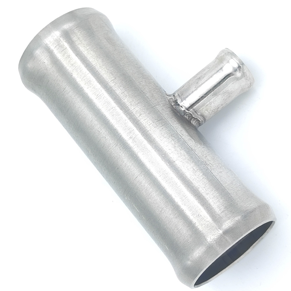 Трійник 34x14 мм тосольний з нержавіючої сталі, фото 1