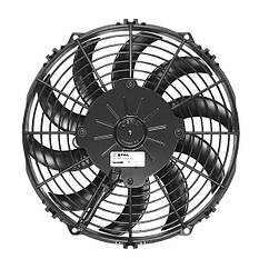 Вентилятор 10" (255 мм), 12В, 1430 м³/г, SPAL, штовхаючий