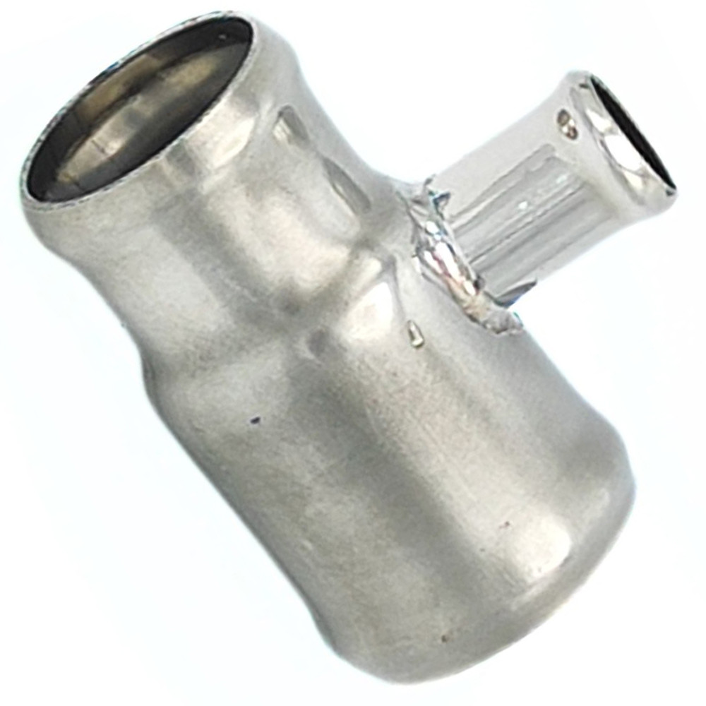 Трійник 34x40x18 мм тосольний з нержавійки, фото 1