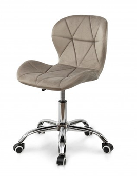 Стілець комп'ютерний Рокі Мікс меблі велюр пісок