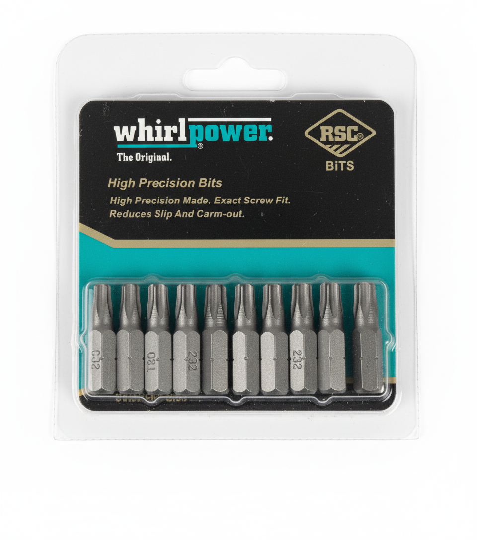 Біти Т30 х 25 мм Зірка упаковка 10 шт Whirlpower, фото 1